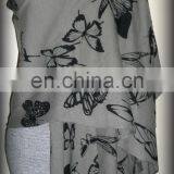 Woven and Knitted Cashmere With Block (Screen) Print thumbnail-6