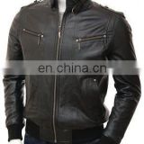 High Quality Men Leather Jacket/ Sheep Men Leather Jacket