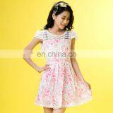 2014 fashion sweet flower organza summer dresses for women
