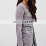 High Quality Clothing Manufacturers Ladies Polyester Spandex Blouse Wholesale Fashion Clothing NT7005 thumbnail-3