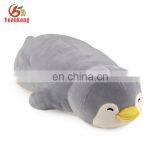 Cheap Plush Animal Tube Round Shaped Stuffed Penguin Pillow Soft Doll Toy thumbnail-2