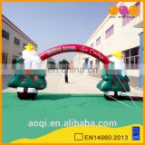 AOQI popular outdoor Christmas tree inflatable party arch for sale for decoration