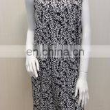 Ladies's Fashion Viscose Spandex Jacquard Flower Printed Lined Slim Casual Wear Dresses thumbnail-4