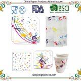 Disposable Dinnerware Set Kids Party Supplies - Includes Plastic Knives Spoons Forks Paper Plate Cup Napkin thumbnail-1