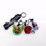 Silicon Souvenir Cartoon OEM Custom Design PVC Soft Rubber Keychain thumbnail-3