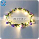2017 Beautiful Lighted Plastic Flower Garland Grown thumbnail-5