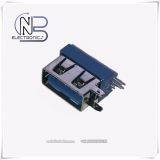 Straight Solder Type USB A Female Plug Jack Connector for Power Banks or Charger