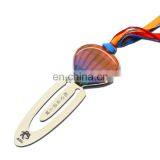 Glue Sticker Color Ribbons Tassel Brief Paragraph Metal Customized Gift Promotional Bookmark thumbnail-5