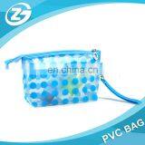 Coloured Transparent Promotional Gifts Waterproof Ziplock PVC Cosmetic Pouch thumbnail-1