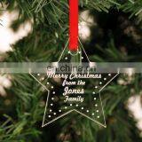 Christmas Decoration Star Shape Acrylic Christmas Decoration Tree Ornament Wholesale thumbnail-3