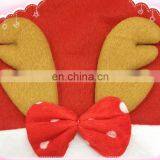 2018 New Products Non Woven Fabric Plush Christmas Santa Hats for Kids thumbnail-5