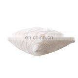 RAWHOUSE Knitted Cotton White Solid Color 50*50 Pillow Cover Use for Cushion Cover on Sofa thumbnail-5