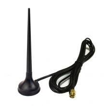 3G GSM GPRS SMA Male Sucker Magnet Base Antenna with Extension Cable