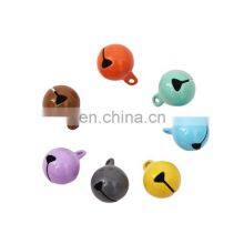 50Pcs 12Mm Beautiful Candy Color Cheap Christmas Bells Copper Loose Metal Beads Jingle Bells Christmas Decoration Pendants thumbnail-1