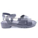 Latest Asian Style Wholesale Slingback Low Heel Sandals Shoes for Women With Buckle thumbnail-2