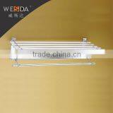 WESDA Swing Arm Kitchen Towel Rack Bathroom Hang Towel Rack Hanging Shower Rack thumbnail-1