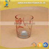 Drinking Glass Cup With Screen Printing
