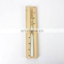 Eco-friendly Natural Sauna Accessories Wall Hourglass Mountable Clock Wooden Sauna Sand Timer thumbnail-2