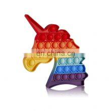 New Arrival Ice Cream Stress Pure Compression Kids Fidget Large Gradient Silicone Bubble Autism Bubble Pop Toy thumbnail-4