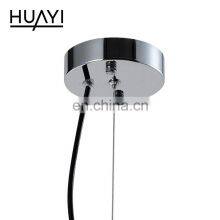 HUAYI Factory Wholesale Vintage Decoration Iron Solid Wood Indoor 5W 10W Living Room Kitchen Hanging LED Pendant Light thumbnail-5