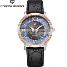 PAGANI DESIGN 2759 New Luxury Brand Rose Gold Causal Calendar Chronograph Analog Quartz Movement Sports Elegant Women Watch thumbnail-2