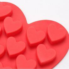 3D DIY Kitchen Accessories Fondant Candy Cake Chocolate Silicone Baking Mold 10 Cavity Love Heart Shaped Breakable Silicone Mold thumbnail-4