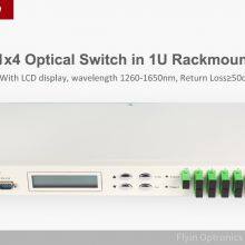 0.25mm 0.9mm Fiber Optic 2x2 Passive Mechanical Optical Switch With SC FC LC ST Connector thumbnail-5