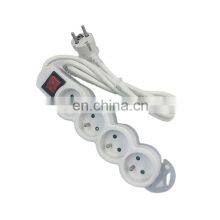 Cable D'extension Avec Interrupteur Francais Prises Mural Multiples Changer 5 Voies