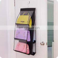 Wholesale Hanging Three-Dimensional Double-Sided Six Layer Perspective Finishing Bag Handbag Organizer Dust-Proof Storage thumbnail-3