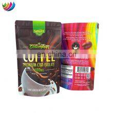 Custom Printing Bolsa de Cafe Aluminum Foil Flat Bottom Stand up Pouch Packaging Ethiopia Coffee Bags With Valve and Zipper thumbnail-4