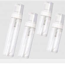 Empty Plastic Foam Pump Bottle 30ml 50ml 60ml 100ml 150ml 200ml Clear White Blue Pet Facial Cleanser Mousse Foam Pump Bottle thumbnail-2