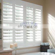 White Sunscreen Horizontal Louver Plantation Shutters thumbnail-2