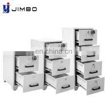 JIMBO Fireproof Office Security Cupboard 4 Drawer Steel Cash and Fire Resistant Filling Cabinet thumbnail-1