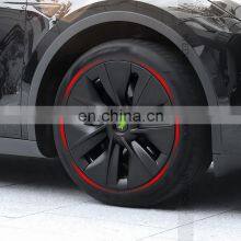 4PCS for Tesla Model Y Wheel Cover Performance Replacement Wheel Cap 19 Inch Automobile Hubcap Full Cover Accessories thumbnail-1