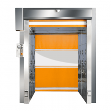 MRJH Fast Rolling Shutter Door Explosion-Proof Curtain Fully Automatic 304 Stainless Steel Cargo Air Shower thumbnail-3