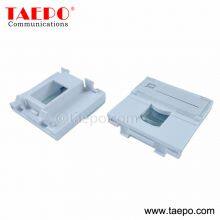 French Style 1 Port Faceplate Insert for Telephone or Network 80 French Faceplate and Keystone Jack