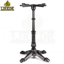 Cast Iron Coffee Table Legs Metal Black Removable Table Leg thumbnail-2