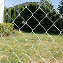 High Security Chainlink Wire Mesh Fence Wide Range Application With Excellent Safety Performance Low Maintenance Cyclone Fence thumbnail-1