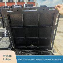 Lubao Manufacturer of Ductile Iron Square Manhole Covers 500*1000 for Valves, Municipal Street Lights, Heavy - Duty Power and Communication Manholes thumbnail-2