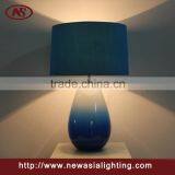 2016 Newest Gradient Sea Blue Ceramic Table Lamp thumbnail-1