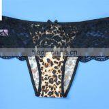 french lace panties leopard print sexy women lingerie