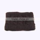 Popular New Arrival Black Color Wool Knitted Girl Winter Headband thumbnail-4