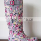 2016 lady flowers waterproof shoes