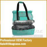 Nice Blue Mesh Beach Bag Tote Bag With Insulated Picnic Cooler Large thumbnail-5
