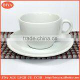 bulk tea cups promotional cheap custom logo porcelain coffee tea cup and saucer,espresso coffee cup and dish