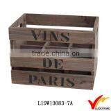 Recycle Vintage Wooden Wine Wholesale Rustic Crates