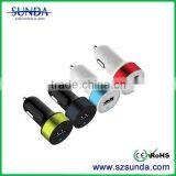 Lastest Design Best Quality 5V 2.1A Dual Port Electric Multiple Mobile Phone Car Charger thumbnail-5