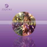 Colorful Faceted Cubic Zirconia Ball Gemstone Bead