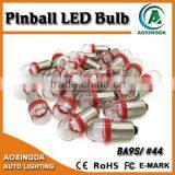 Manufacturer 6.3V LED Pinball Bulb 5630 2LEDs BA9S 44 47 555