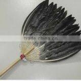 Goose Feather Hand Fan thumbnail-1